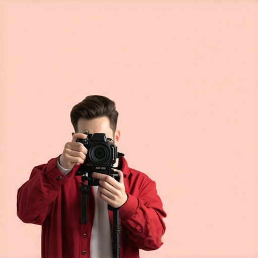 Creating Mobile Content for Local SEO Business owner recording a video on a smartphone to boost local marketing efforts.