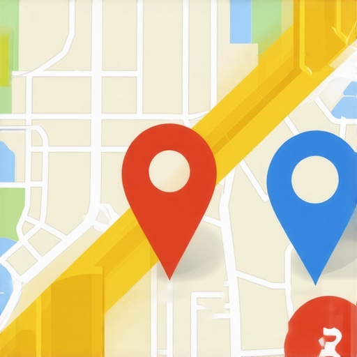 Local Business Traffic Map 2024 Map showing traffic hotspots and strategic points for local business growth in 2024