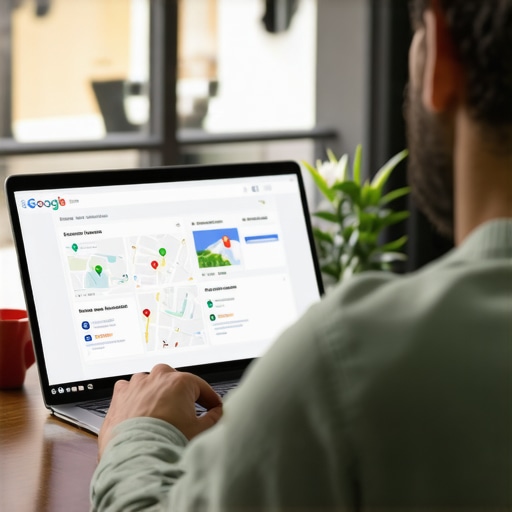 Optimizing Local SEO in 2024 Business owner working on local SEO and Google Business Profile optimization