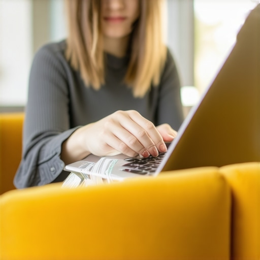 Business owner managing Google Maps profile for better local SEO