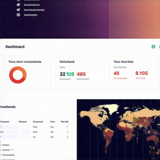 SEO Tools Dashboard for Local Optimization Computer screen displaying local SEO analytics and maps optimization metrics.