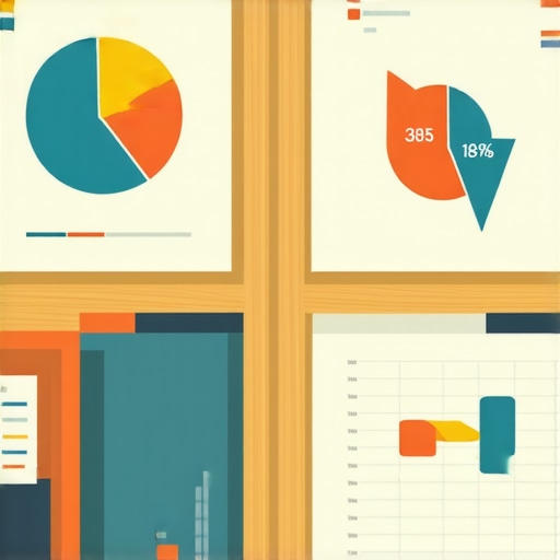Digital dashboard displaying analytics and SEO data for small business growth