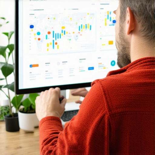 Optimizing Your Local SEO Strategy Business owner reviewing maps and analytics for local SEO improvements