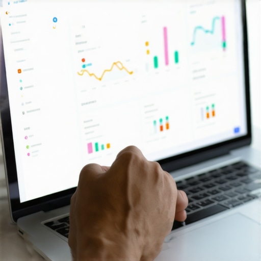 Analyzing Authentic Customer Engagement for Local SEO Person reviewing local SEO analytics focusing on customer reviews and engagement signals.